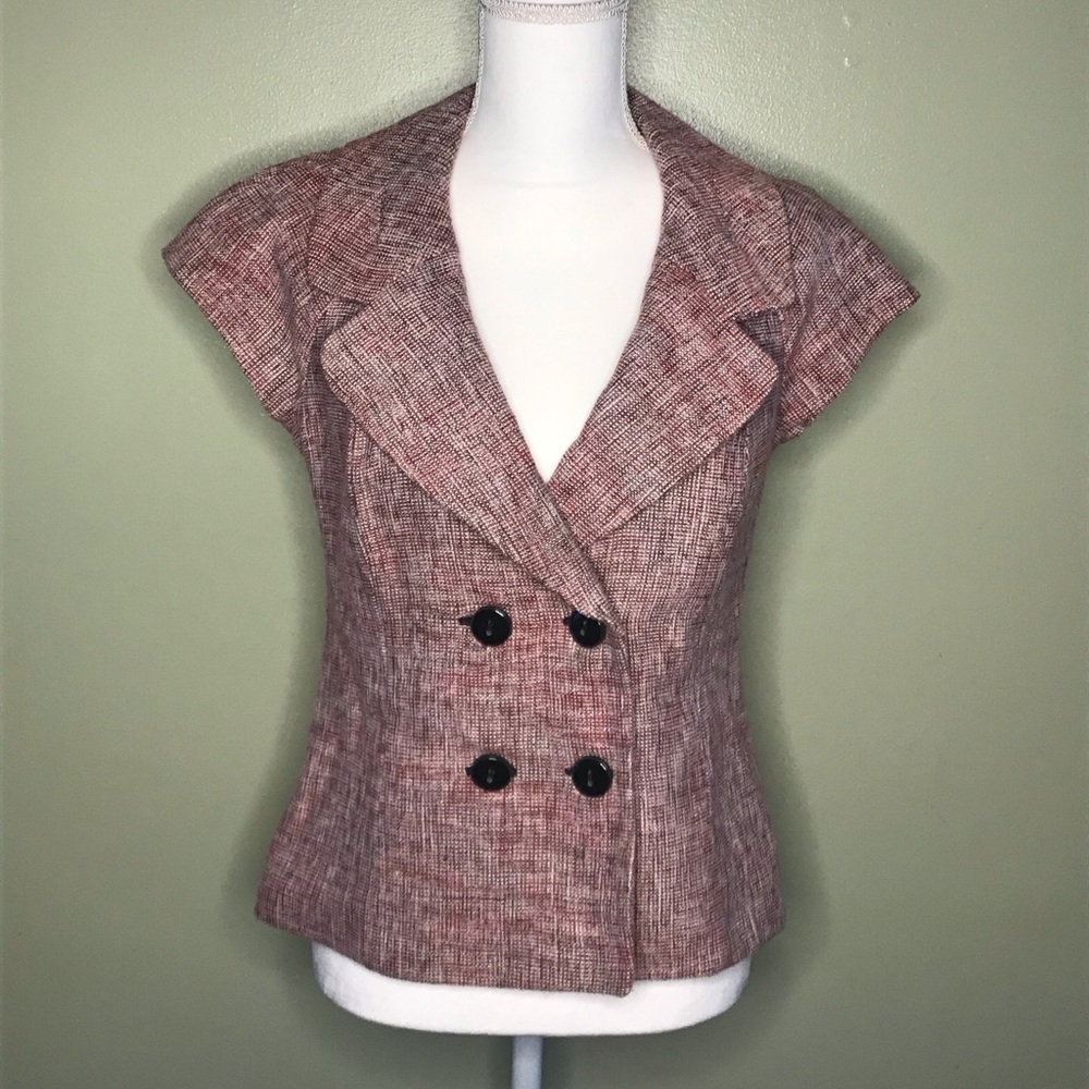 Classiques Entier Sz S Blazer Jacket Short Sleeve